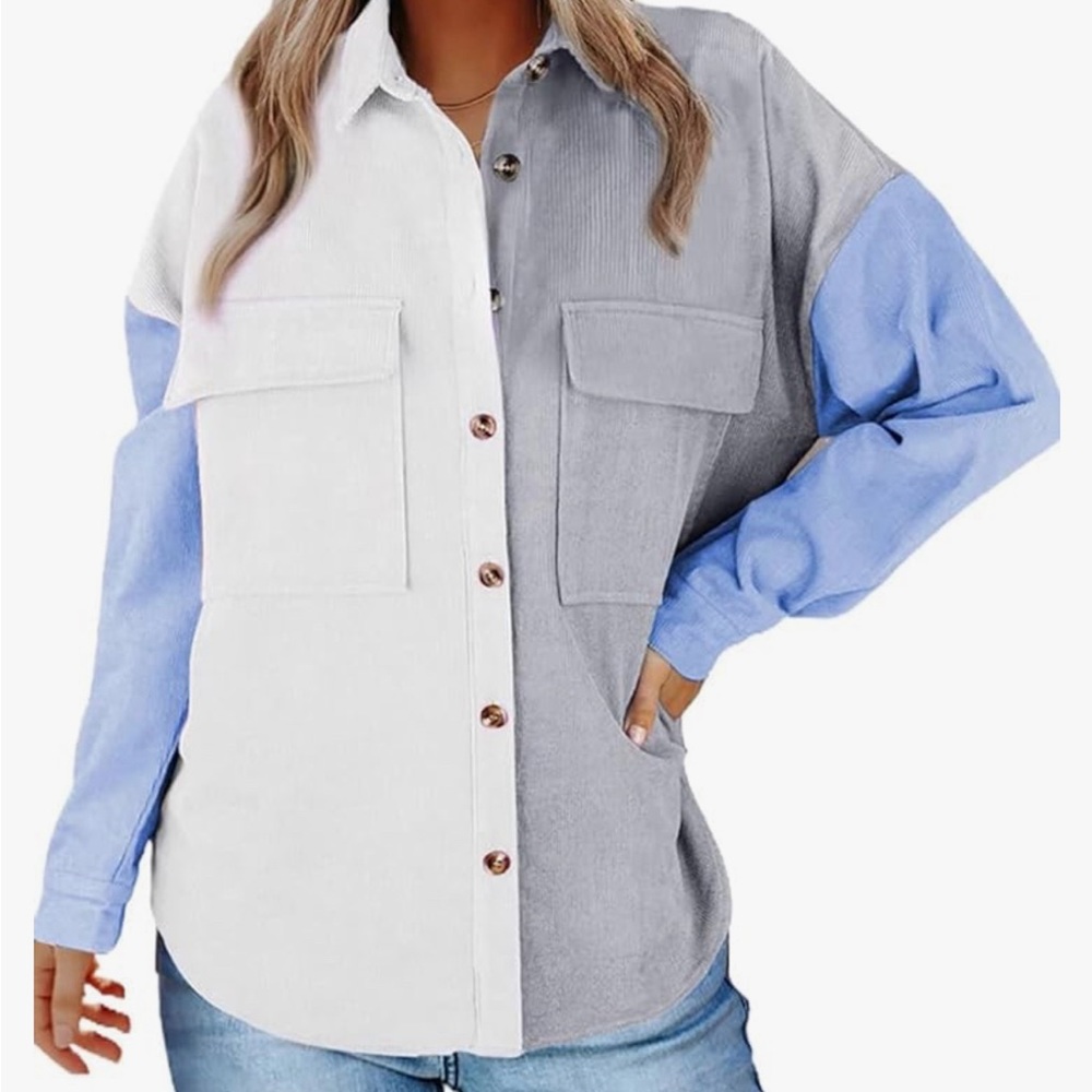 New/Never worn Corduroy Shacket Oversized